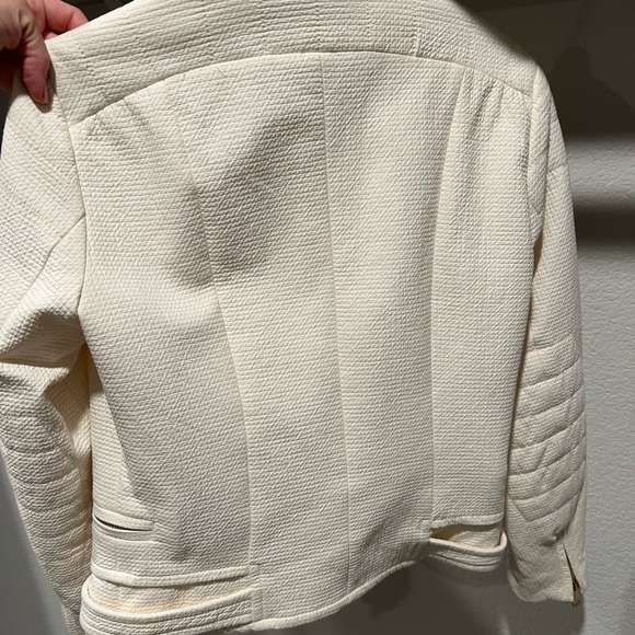 Zara white jacket with gold detailing - Picture 2 of 4